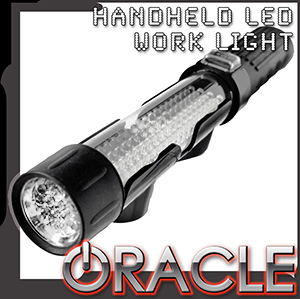 ORACLE Handheld LED Work Light, Rechargeable Battery, 80 LEDs and a 17 LED front spot light